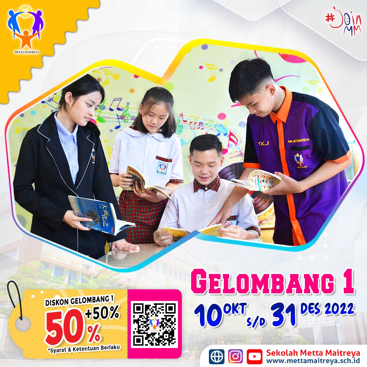 Open Registration Gelombang 1 | SEKOLAH METTA MAITREYA